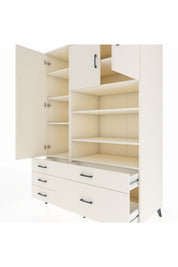 Kronos Dolap 9 Raflı 5 Çekmeceli 3 Kapaklı 132x59x195 Aytaşı-Aytaşı/Aytaşı