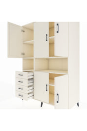 Kronos Dolap 7 Raflı 4 Çekmeceli 5 Kapaklı 132x59x195 Aytaşı-Aytaşı/Aytaşı