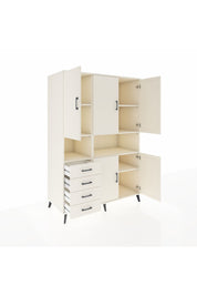 Kronos Dolap 7 Raflı 4 Çekmeceli 5 Kapaklı 132x59x195 Aytaşı-Aytaşı/Aytaşı