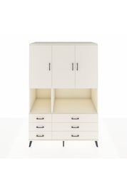 Kronos Dolap 6 Raflı 6 Çekmeceli 3 Kapaklı 132x59x195 Aytaşı-Aytaşı/Aytaşı