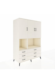 Kronos Dolap 6 Raflı 6 Çekmeceli 3 Kapaklı 132x59x195 Aytaşı-Aytaşı/Aytaşı