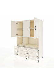 Kronos Dolap 6 Raflı 6 Çekmeceli 3 Kapaklı 132x59x195 Aytaşı-Aytaşı/Aytaşı