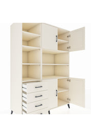 Kronos Dolap 9 Raflı 4 Çekmeceli 4 Kapaklı 132x59x195 Aytaşı-Aytaşı/Aytaşı