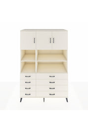 Kronos Dolap 8 Raflı 8 Çekmeceli 3 Kapaklı 132x59x195 Aytaşı-Aytaşı/Aytaşı