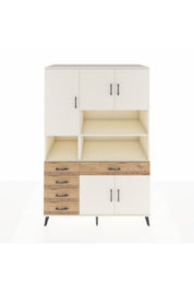 Kronos Dolap 9 Raflı 5 Çekmeceli 5 Kapaklı 132x59x195 Aytaşı-Aytaşı/Çam