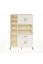 Kronos Dolap 10 Raflı Tek Çekmeceli 4 Kapaklı 132x59x195 Aytaşı-Aytaşı/Aytaşı