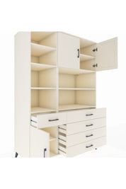 Kronos Dolap 9 Raflı 5 Çekmeceli 3 Kapaklı 132x59x195 Aytaşı-Aytaşı/Aytaşı