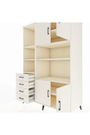 Kronos Dolap 8 Raflı 4 Çekmeceli 4 Kapaklı 132x59x195 Aytaşı-Aytaşı/Aytaşı