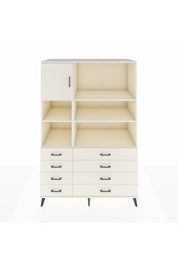 Kronos Dolap 7 Raflı 8 Çekmeceli Tek Kapaklı 132x59x195 Aytaşı-Aytaşı/Aytaşı