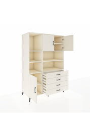 Kronos Dolap 8 Raflı 4 Çekmeceli 3 Kapaklı 132x59x195 Aytaşı-Aytaşı/Aytaşı