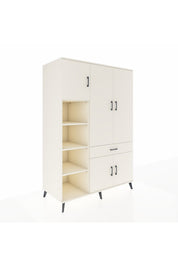 Kronos Dolap 8 Raflı Tek Çekmeceli 5 Kapaklı 132x59x195 Aytaşı-Aytaşı/Aytaşı