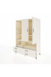 Kronos Dolap 8 Raflı 4 Çekmeceli 2 Kapaklı 132x59x195 Aytaşı-Aytaşı/Aytaşı