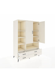 Kronos Dolap 8 Raflı 4 Çekmeceli 2 Kapaklı 132x59x195 Aytaşı-Aytaşı/Aytaşı