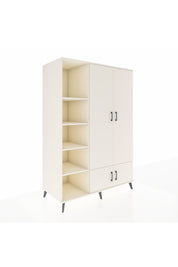 Kronos Dolap 6 Raflı 4 Kapaklı Tek Askılı 132x59x195 Aytaşı-Aytaşı/Aytaşı