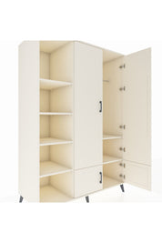 Kronos Dolap 6 Raflı 4 Kapaklı Tek Askılı 132x59x195 Aytaşı-Aytaşı/Aytaşı