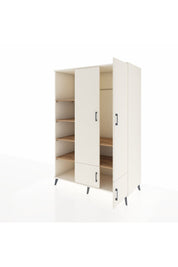 Kronos Dolap 6 Raflı 4 Kapaklı Tek Askılı 132x59x195 Aytaşı-Aytaşı/Çam