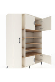 Kronos Dolap 10 Raflı 5 Kapaklı 132x59x195 Aytaşı-Aytaşı/Çam