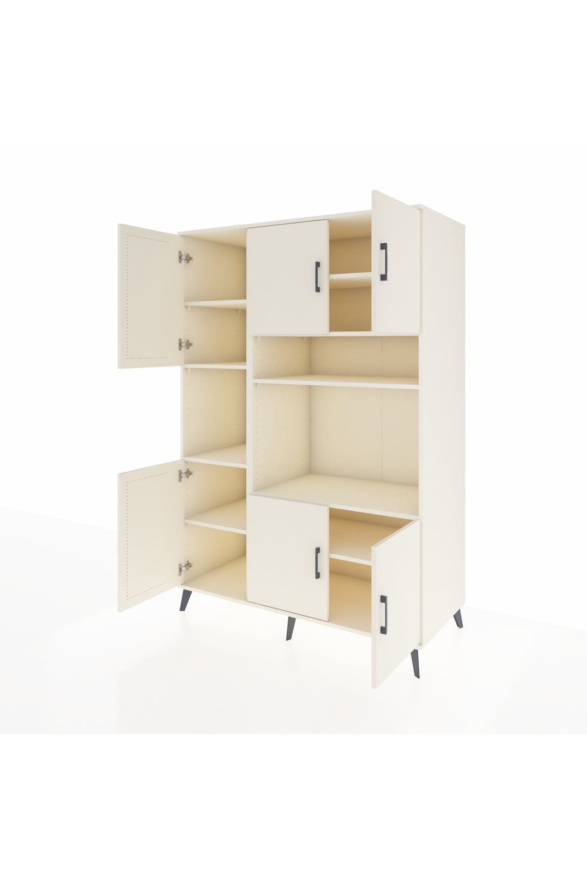 Kronos Dolap 9 Raflı 6 Kapaklı 132x59x195 Aytaşı-Aytaşı/Aytaşı