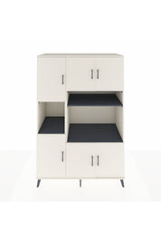 Kronos Dolap 9 Raflı 6 Kapaklı 132x59x195 Aytaşı-Aytaşı/Antrasit