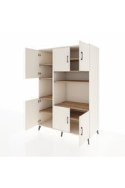 Kronos Dolap 9 Raflı 6 Kapaklı 132x59x195 Aytaşı-Aytaşı/Çam