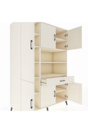 Kronos Dolap 10 Raflı Tek Çekmeceli 6 Kapaklı 132x59x195 Aytaşı-Aytaşı/Aytaşı