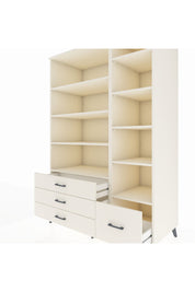 Kronos Dolap 9 Raflı 4 Çekmeceli 132x59x195 Aytaşı-Aytaşı/Aytaşı