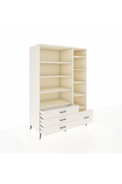 Kronos Dolap 9 Raflı 4 Çekmeceli 132x59x195 Aytaşı-Aytaşı/Aytaşı