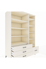 Kronos Dolap 9 Raflı 4 Çekmeceli 132x59x195 Aytaşı-Aytaşı/Aytaşı