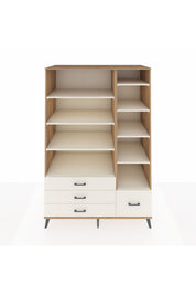 Kronos Dolap 9 Raflı 4 Çekmeceli 132x59x195 Çam-Aytaşı/Aytaşı