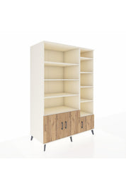 Kronos Dolap 10 Raflı 3 Kapaklı 132x59x195 Aytaşı-Çam/Aytaşı