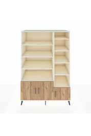 Kronos Dolap 10 Raflı 3 Kapaklı 132x59x195 Aytaşı-Çam/Aytaşı