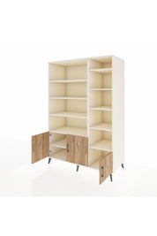 Kronos Dolap 10 Raflı 3 Kapaklı 132x59x195 Aytaşı-Çam/Aytaşı