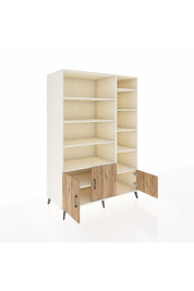 Kronos Dolap 10 Raflı 3 Kapaklı 132x59x195 Aytaşı-Çam/Aytaşı