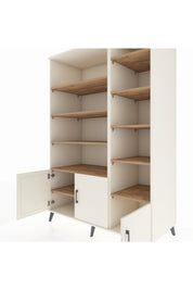 Kronos Dolap 10 Raflı 3 Kapaklı 132x59x195 Aytaşı-Aytaşı/Çam