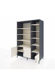 Kronos Dolap 10 Raflı 3 Kapaklı 132x59x195 Antrasit-Aytaşı/Aytaşı