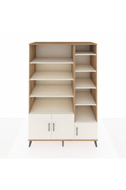 Kronos Dolap 10 Raflı 3 Kapaklı 132x59x195 Çam-Aytaşı/Aytaşı