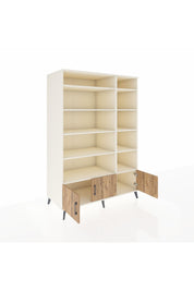 Kronos Dolap 10 Raflı 3 Kapaklı 132x59x195 Aytaşı-Çam/Aytaşı