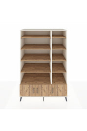 Kronos Dolap 10 Raflı 3 Kapaklı 132x59x195 Aytaşı-Çam/Çam