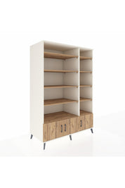 Kronos Dolap 10 Raflı 3 Kapaklı 132x59x195 Aytaşı-Çam/Çam