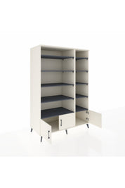 Kronos Dolap 10 Raflı 3 Kapaklı 132x59x195 Aytaşı-Aytaşı/Antrasit