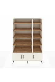 Kronos Dolap 10 Raflı 3 Kapaklı 132x59x195 Aytaşı-Aytaşı/Çam