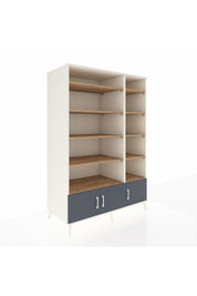 Kronos Dolap 10 Raflı 3 Kapaklı 132x59x195 Aytaşı-Antrasit/Çam