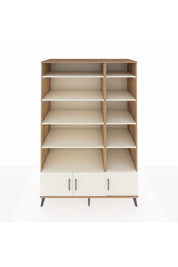 Kronos Dolap 10 Raflı 3 Kapaklı 132x59x195 Çam-Aytaşı/Aytaşı