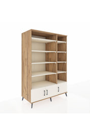 Kronos Dolap 10 Raflı 3 Kapaklı 132x59x195 Çam-Aytaşı/Aytaşı