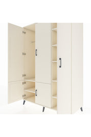 Kronos Dolap 7 Raflı 5 Kapaklı Tek Askılı 132x59x195 Aytaşı-Aytaşı/Aytaşı