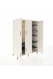 Kronos Dolap 7 Raflı 5 Kapaklı Tek Askılı 132x59x195 Aytaşı-Aytaşı/Antrasit