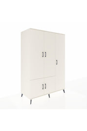 Kronos Dolap 7 Raflı 5 Kapaklı Tek Askılı 132x59x195 Aytaşı-Aytaşı/Çam