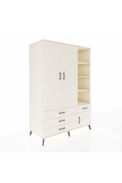 Kronos Dolap 5 Raflı 4 Çekmeceli Tek Askılı 132x59x195 Aytaşı-Aytaşı/Aytaşı