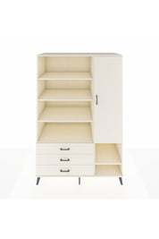 Kronos Dolap 9 Raflı 3 Çekmeceli Tek Kapaklı  132x59x195 Aytaşı-Aytaşı/Aytaşı