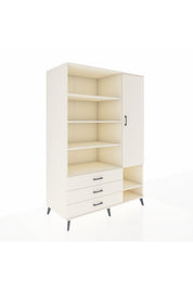 Kronos Dolap 9 Raflı 3 Çekmeceli Tek Kapaklı  132x59x195 Aytaşı-Aytaşı/Aytaşı